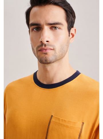 Seidensticker Langarmshirt Regular in Orange