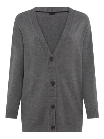 Laura Scott Strickjacke in anthrazit mélange