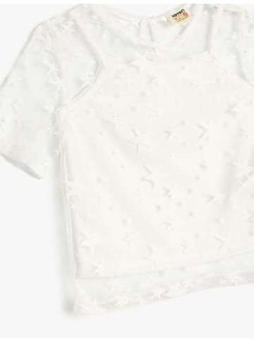 KOTON Bluse in Ekru