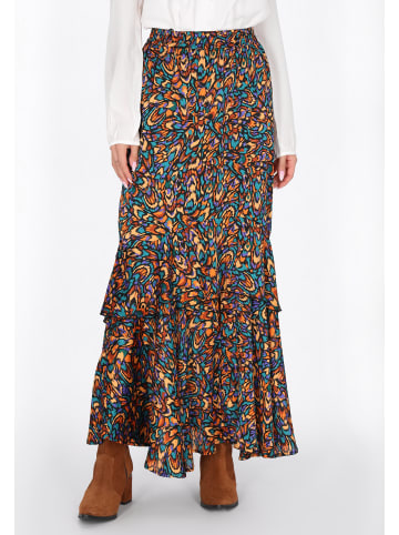 IZIA Skirt in blue multicolor
