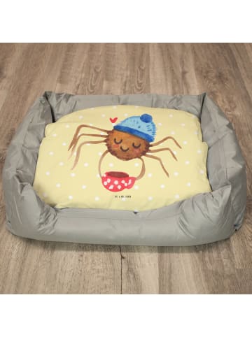 Mr. & Mrs. Panda Katzenkorb Spinne Agathe Kaffee ohne Spruch in Gelb Pastell