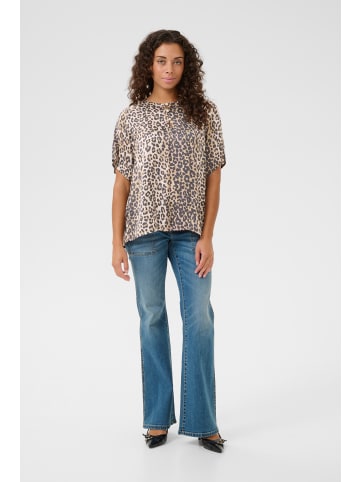 CULTURE Kurzarmhemd CUleona in Leopard