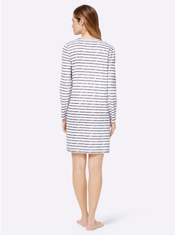 WITT WEIDEN Sleepshirts in grau + grau-gestreift