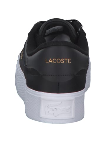 Lacoste Schnürschuhe in black/white