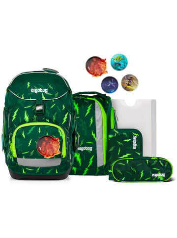 Ergobag Pack Schulrucksackset 6-tlg. Bärtastisch in grün