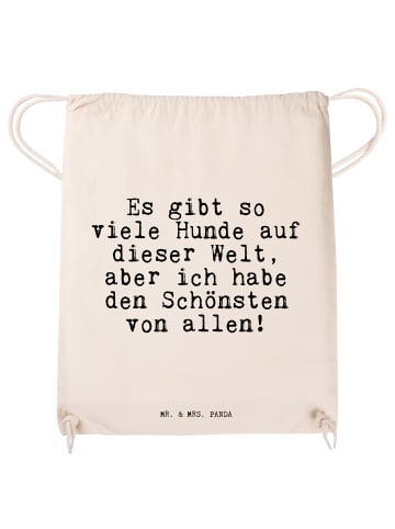 Mr. & Mrs. Panda Beutel Es gibt so viele... mit Spruch in Creme