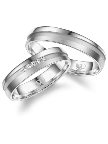 MARRYA MARRYA Silber Ringe Trauringe Eheringe Partnerringe in Herren Ring - silber