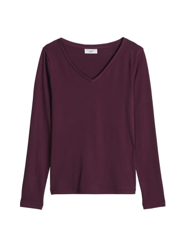 Marc O'Polo DENIM Longsleeve slim in Mahagony Jam