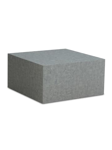 KADIMA DESIGN Couchtisch MONOBLOC 60x60x30 cm in Beton-Optik , Design in Grau