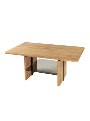 58 aufm Kessel COUCHTISCH eckig Cathi 110x65x50 Wohnzimmertisch Massivholz Wildeiche geölt