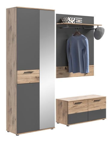 ebuy24 Garderobenaufstellung Mason Eiche Dekor 175 x 37 cm