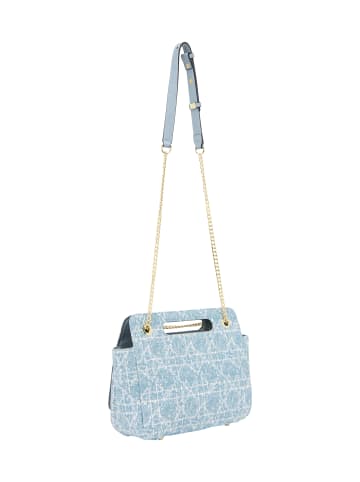myMo Women Shoulder Bag in Blue Denim