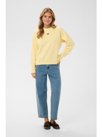 SAINT TROPEZ Sweatshirt NachinaSZ Oversize fit in Pale Banana