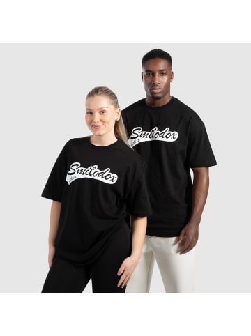 SMILODOX Unisex T-Shirt Macey in Schwarz
