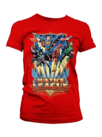 Justice League Shirt in Rot