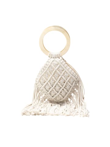 IZIA Damen Handtasche in Wollweiss