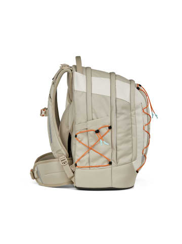 Satch Schulrucksack-Set PACK Crossed Sand 3-teilig in Creme