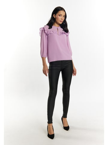 faina Damen Rüschenbluse in Flieder