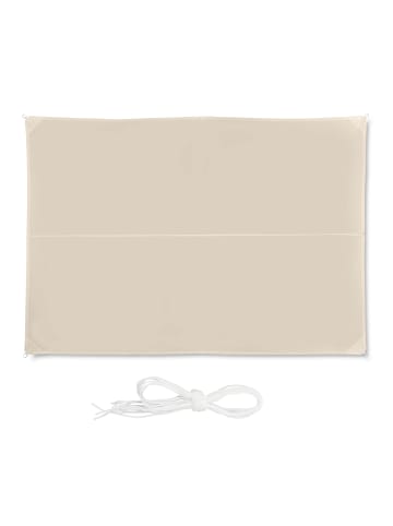 relaxdays Sonnensegel in Beige - (B)300 x (T)400 cm