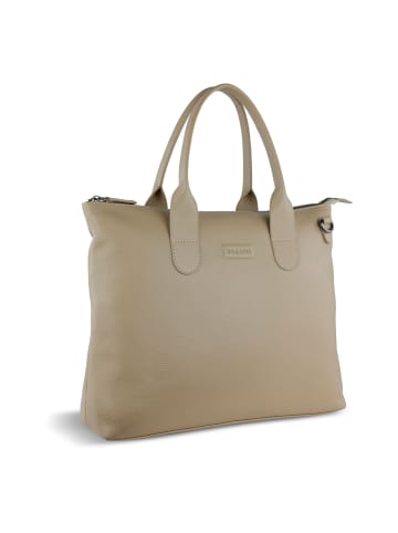 Bugatti Elsa Shopper Tasche Leder 46 cm sand