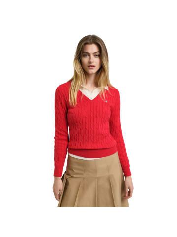 Gant Strickpullover in Hellrot