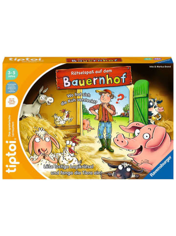 Ravensburger Rätsel tiptoi® Rätselspaß auf dem Bauernhof 3-5 Jahre in bunt