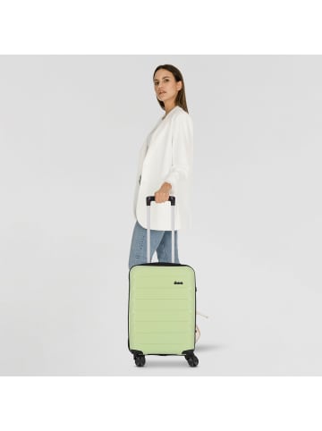 D&N Travel Line 4100 4 Rollen Kabinentrolley S 54 cm in petrol