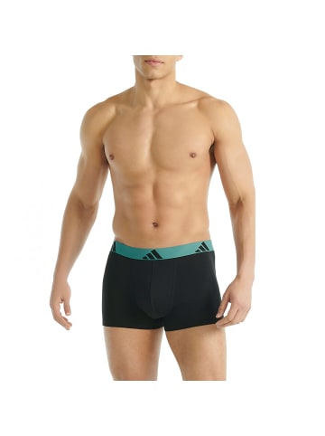 adidas Boxershort 5er Pack in Schwarz/Blau/Grün