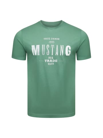 Mustang T-Shirt Print Tee Mustang in Grün