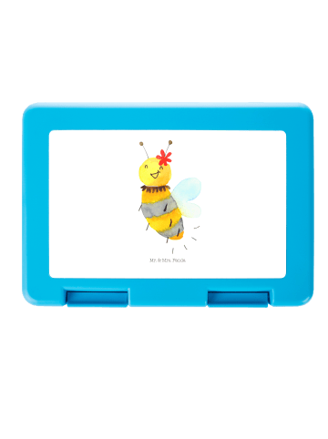 Mr. & Mrs. Panda Essensbox Biene Blume ohne Spruch in Weiß