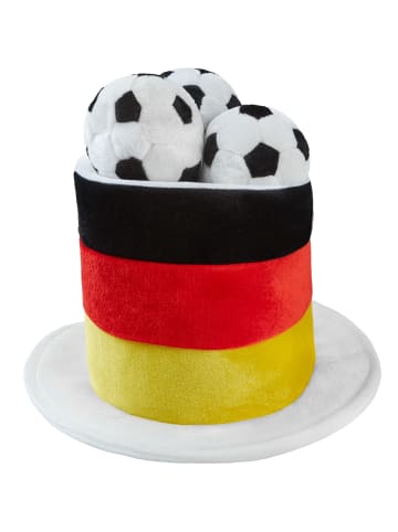tectake Fußballkappe/Fanmütze, in der Farbe Deutschland, Abgesetzter Rand