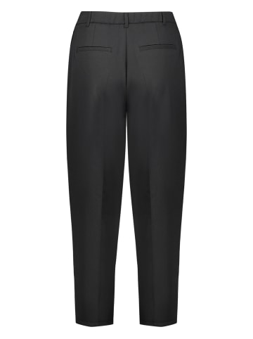 Zero Businesshose mit Bundfalten in Black Beauty