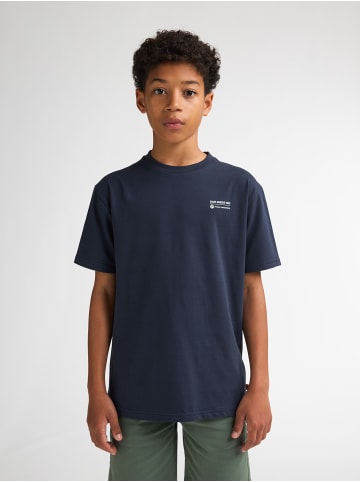 Petrol Industries T-Shirt mit Rückenprint Charro in Blau