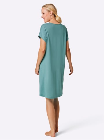 WITT WEIDEN Sleepshirts in salbei + ecru-salbei-bedruckt