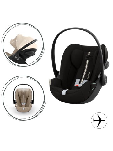 Cybex Cybex Cloud G i-Size Plus Babyschale Farbe: Moon Black
