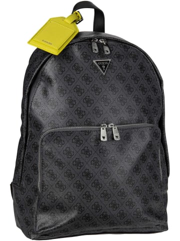 Guess Rucksack Milano 4G Compact BP P in Black/Lime