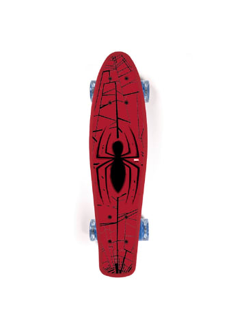 Spiderman Pennyboard Robustes Polypropylen und Polyurethanräder in Rot