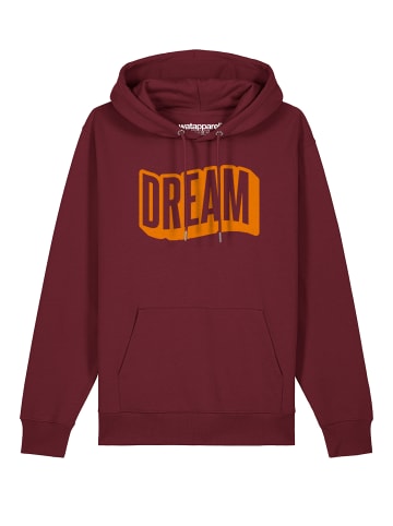 wat? Apparel Sweatshirt Dream in Weinrot