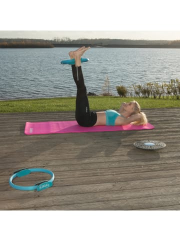 relaxdays 2 x Yogamatte in Pink - (B)60 x (H)1 x (T)180 cm