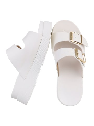 Ital-Design Sandale & Sandalette in Weiß
