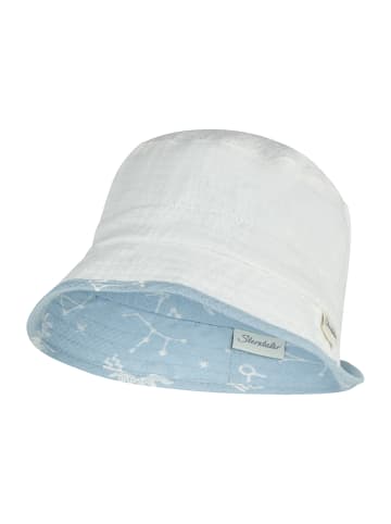 Sterntaler Wende-Fischerhut Sternbild in blaugrau