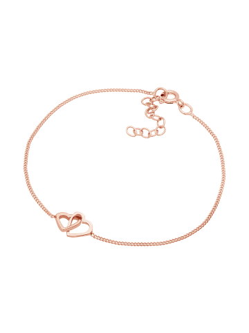 Elli Armband 925 Sterling Silber Herz in Rosegold