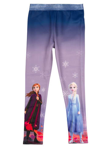 United Labels Disney Die Eiskönigin Thermo Leggings Frozen Winter Leggins gefüttert in blau