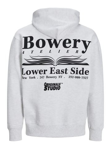 Jack & Jones Kapuzenpullover in White Melange