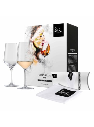 Eisch 2er Set Digestifgläser inkl. Poliertuch Sky SensisPlus 200 ml in transparent