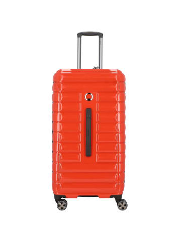 Delsey Shadow 5.0 4-Rollen Trolley 80 cm (platin) in intensives rot