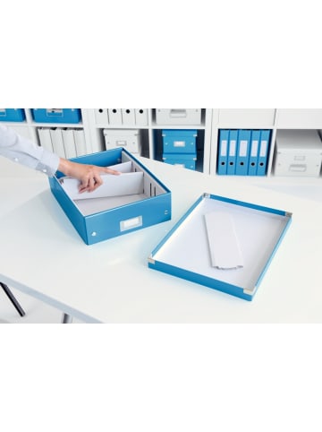 Leitz Organisationsbox Click & Store mittel blau