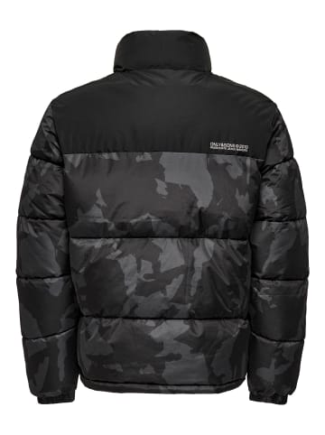 Only&Sons Steppjacke 'Melvin' in schwarz