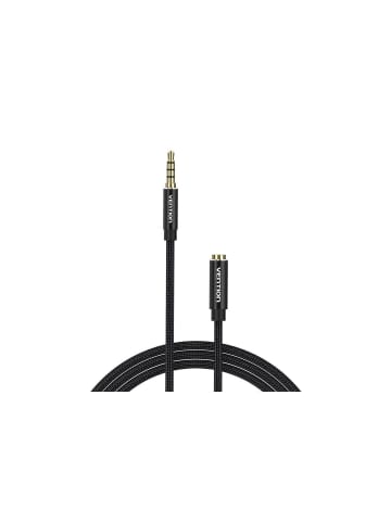Wisam® Audio Kabel TRRS 3,5 mm Stecker auf 3,5 mm Buchse 1 Meter