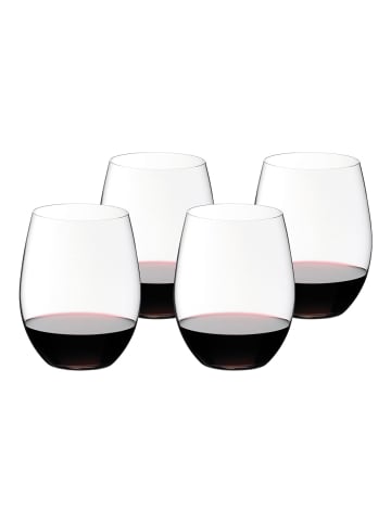 RIEDEL Glas 4er Set Weintumbler Cabernet / Merlot O 600 ml in transparent